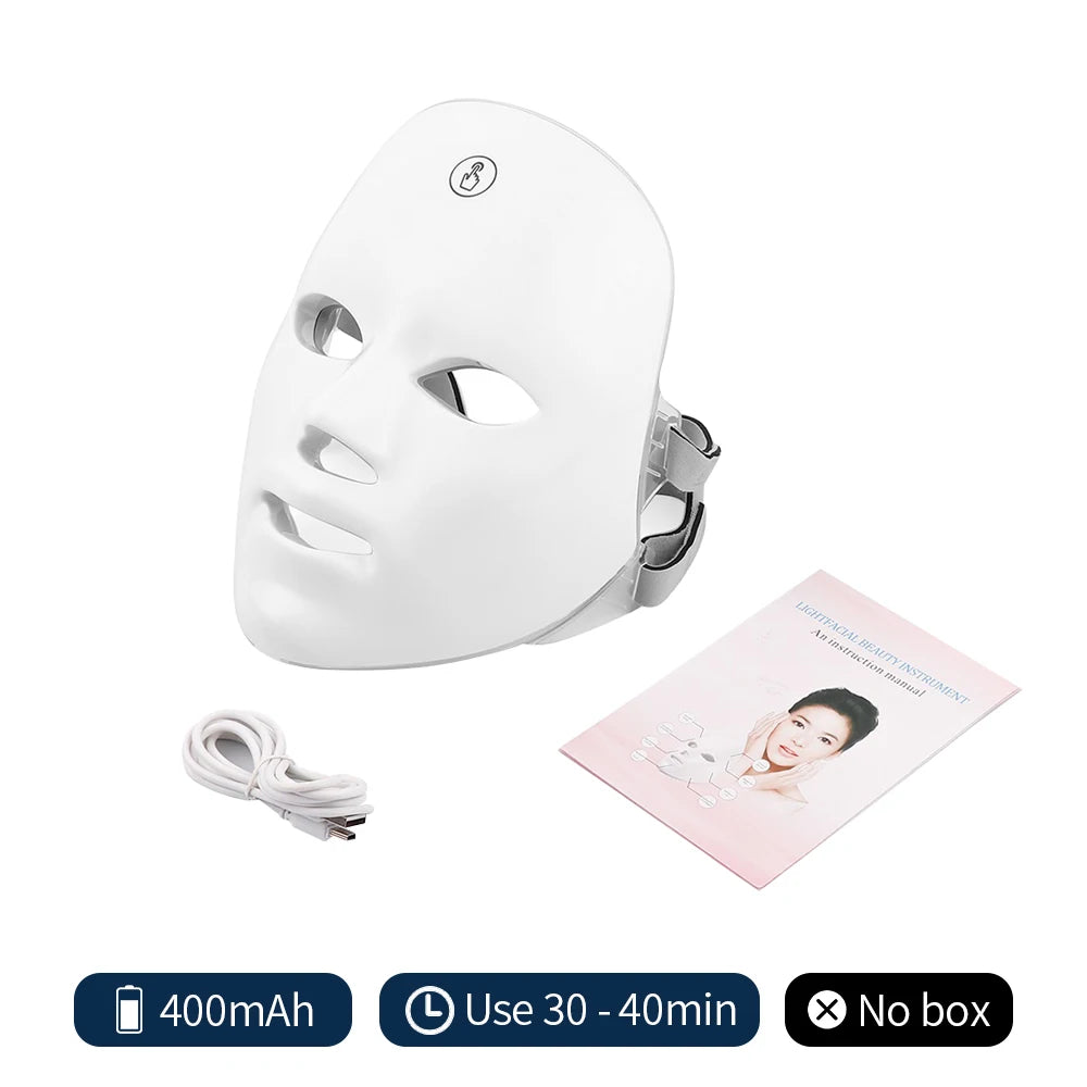 Aethera Rechargeable Facial LED Mask 7 Colors