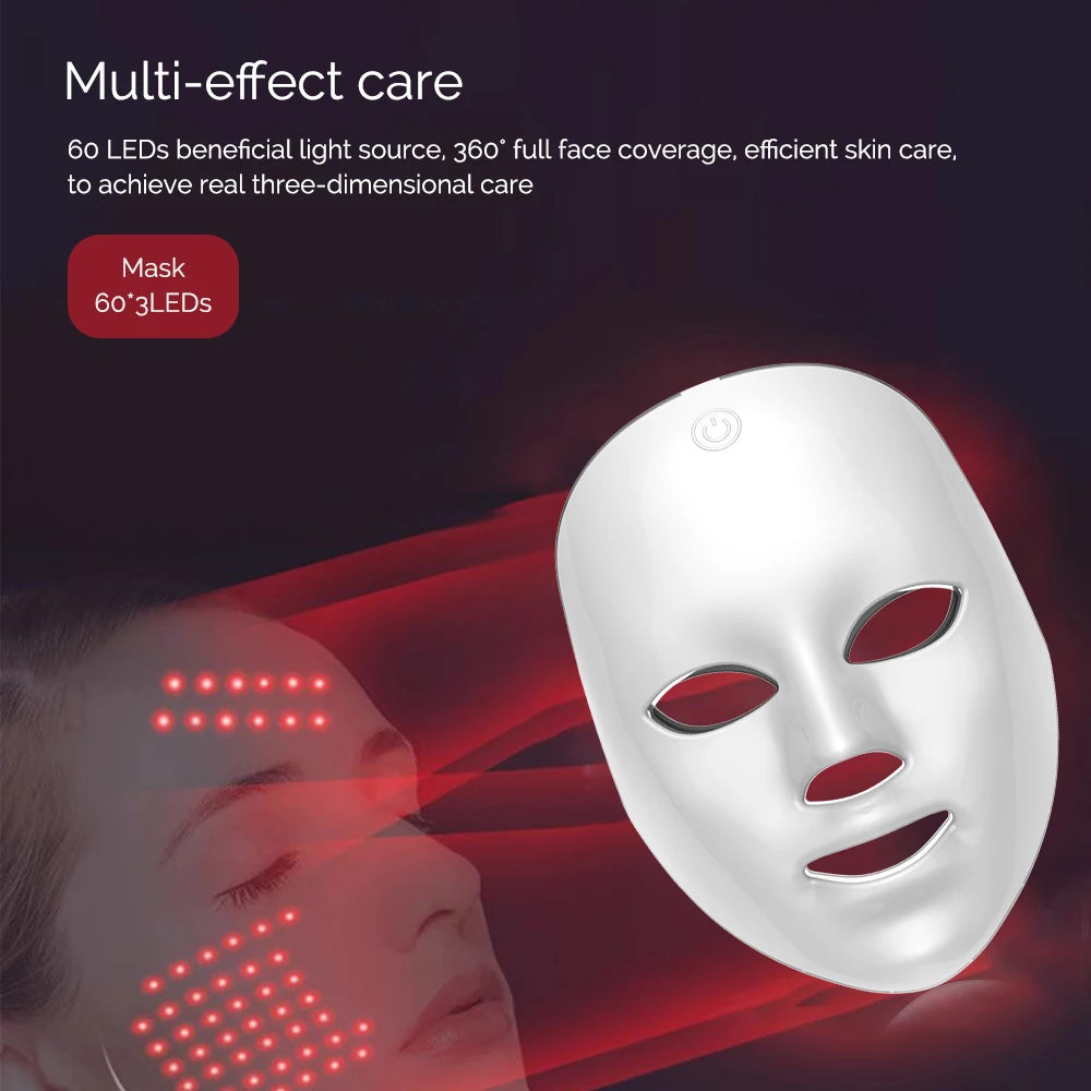 Aethera Rechargeable Facial LED Mask 7 Colors